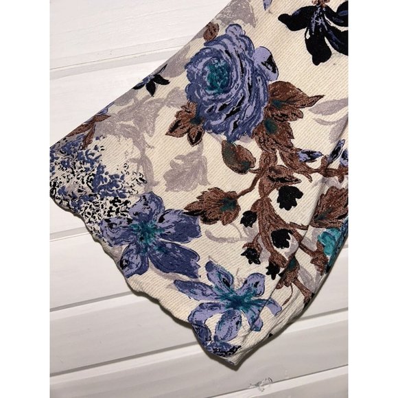 Umgee USA Top Sz SMALL Keyhole Neck Floral Tunic Boho Cotton Blend EUC - Picture 5 of 10